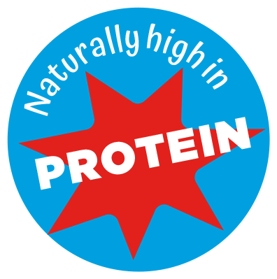 Naturally high in protein